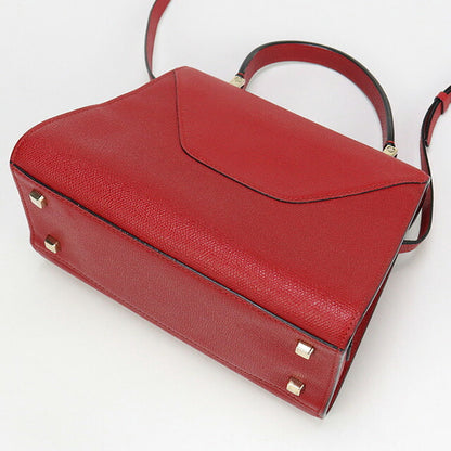 中古 ヴァレクストラ ハンドバッグ レディース ブランド VALEXTRA ミニ イジィデ レザー N 448850 レッド バッグ USDVX97768011