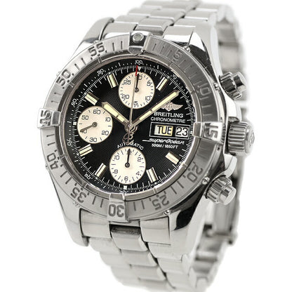 中古 ブライトリング BREITLING スーパーオーシャン クロノグラフ クロノメーター Breitling13 A13340 アナログ 腕時計 ブランド メンズ UW-BR-SO-00002