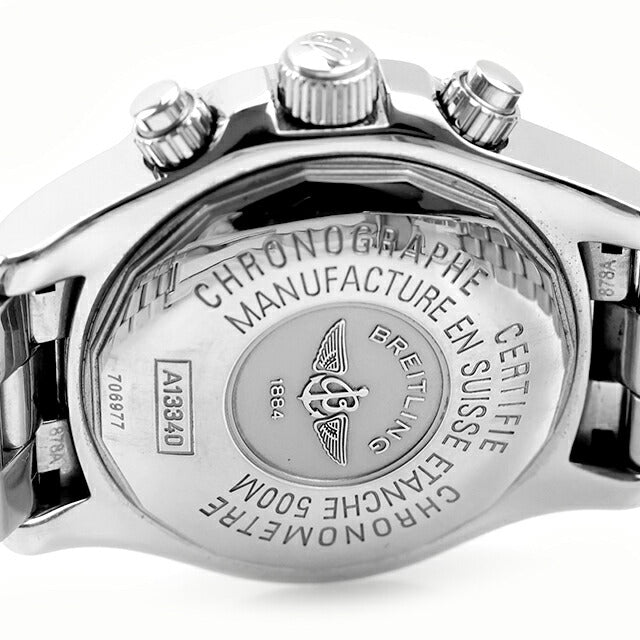 中古 ブライトリング BREITLING スーパーオーシャン クロノグラフ クロノメーター Breitling13 A13340 アナログ 腕時計 ブランド メンズ UW-BR-SO-00002