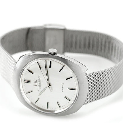 中古 OH・ガラス交換済 IWC IWC オールドインター オーバル R815 Cal.854 リネンダイヤル 魚リューズ R815 Cal.854 腕時計 ブランド メンズ UW-BTY-B0011