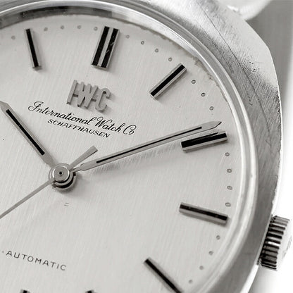 中古 OH・ガラス交換済 IWC IWC オールドインター オーバル R815 Cal.854 リネンダイヤル 魚リューズ R815 Cal.854 腕時計 ブランド メンズ UW-BTY-B0011