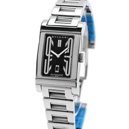 中古 外装仕上げ済 ブルガリ BVLGARI レッタンゴロ オートマティック アラビアインデックス レクタンギュラー RT45S アナログ 腕時計 メンズ UW-BV-OT-00003