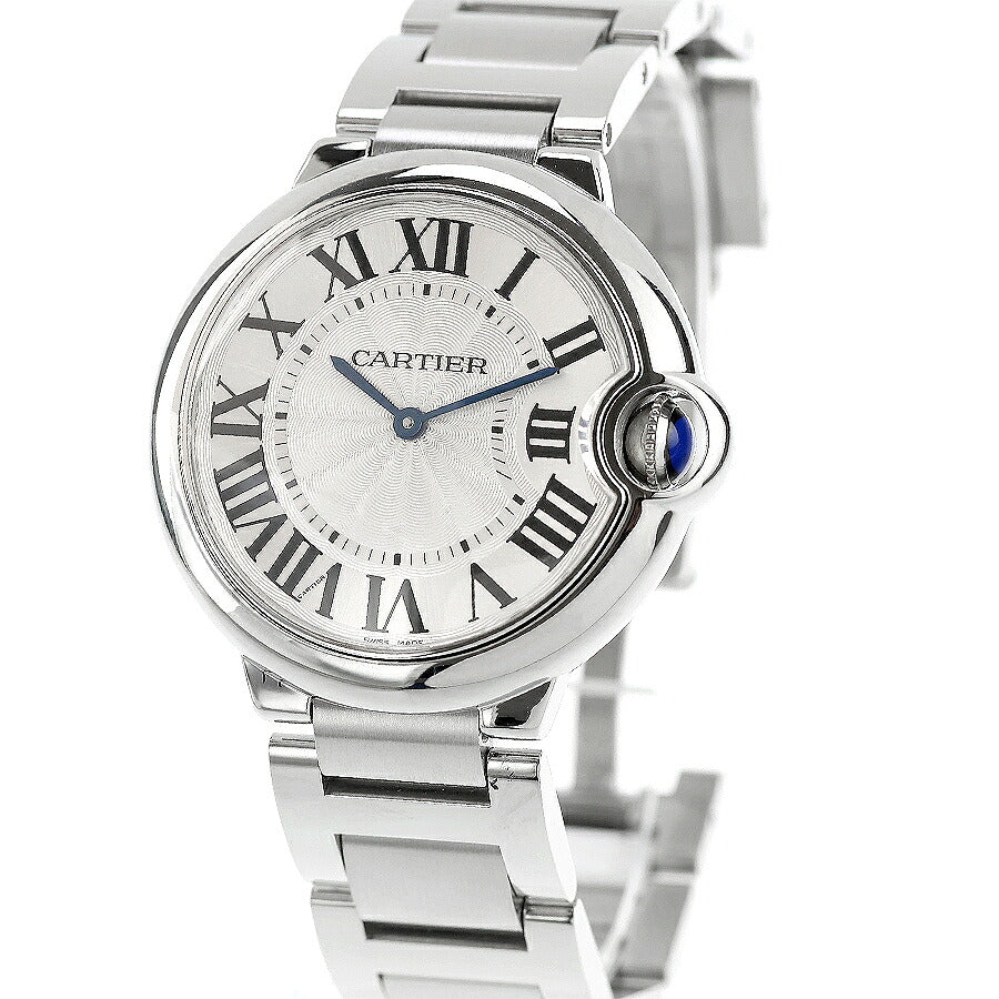 中古 仕上げ済 美品 カルティエ Cartier バロンブルー Ballon Bleu 36mm ユニセックス W69011Z4 アナログ 腕時計 ブランド レディース UW-CA-BB-00001
