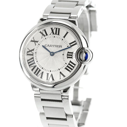 中古 仕上げ済 美品 カルティエ Cartier バロンブルー Ballon Bleu 36mm ユニセックス W69011Z4 アナログ 腕時計 ブランド レディース UW-CA-BB-00001