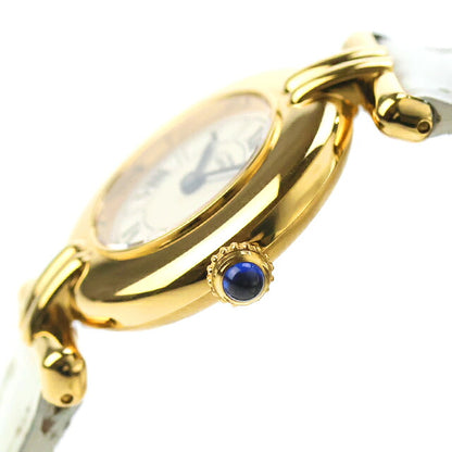 中古 美品 カルティエ Cartier マストコリゼ ヴェルメイユSM シルバー925 ビンテージ ブランド純正ベルト W1009954 腕時計 レディース UW-CA-OT-00004