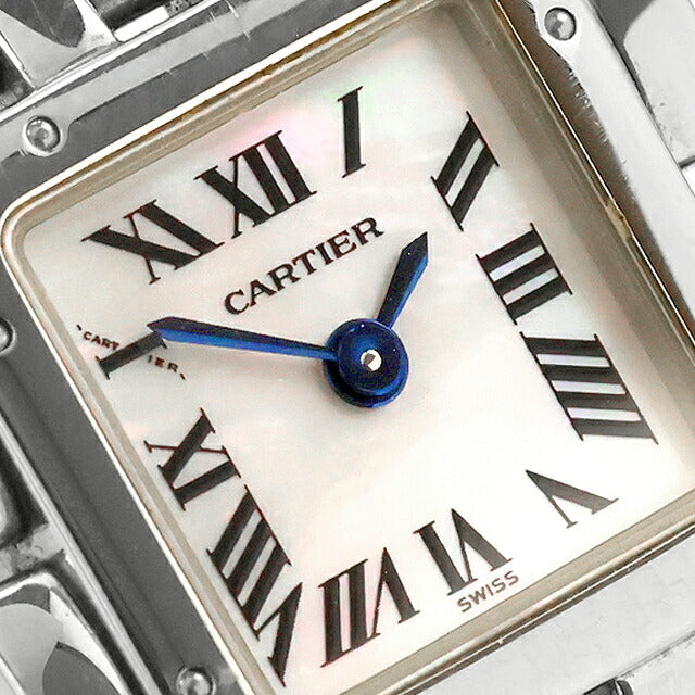 中古 カルティエ Cartier パンテール リュバン マザーオブパール ピンクシェル文字盤 バングルウォッチ W61001T9 アナログ 腕時計 レディース UW-CA-PT-00001