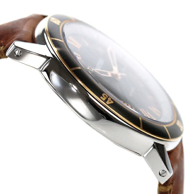 中古 カルティエ Cartier ロンド クロワジエール 42mm グレー SS×GP ローマンインデックス 3886 アナログ 腕時計 ブランド メンズ UW-CA-RS-00001