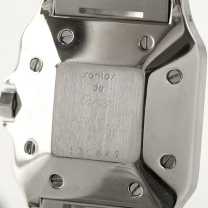 中古 OH済 カルティエ Cartier サントス・ガルベ K18コンビ ボーイズ ユニセックス 1172961 アナログ 腕時計 ブランド レディース ホワイト UW-CA-ST-00001
