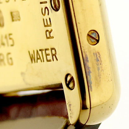 Used Cartier Must Tank Vermeil MM Roman Index Genuine Belt Silver 925 2415 Watch Brand Ladies UW-CA-TK-00004