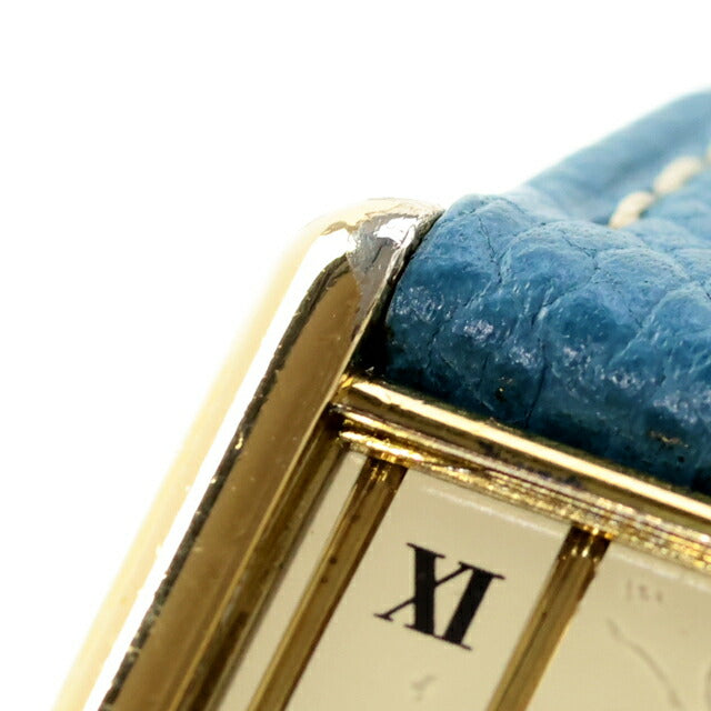 Used Cartier Must Tank Vermeil LM Vertical Roman Silver 925 External Belt Unused 590005 Watch Brand Ladies UW-CA-TK-00005