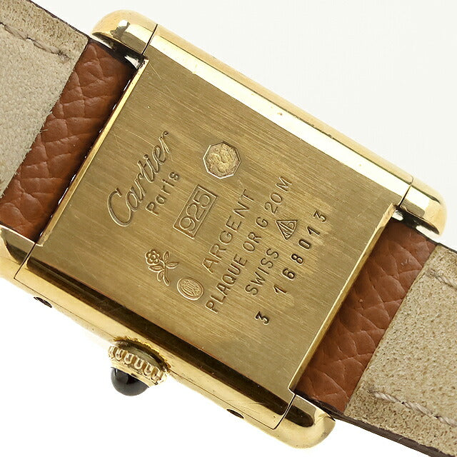 中古 カルティエ Cartier マストタンク ヴェルメイユ SM 手巻き