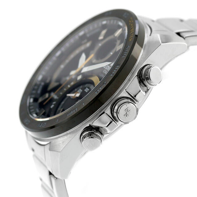 中古 美品 カシオ CASIO エディフィス ソーラー アナデジ スマートフォンリンク ECB-900YDB-1CJF アナデジ 腕時計 ブランド メンズ UW-CS-ED-00001
