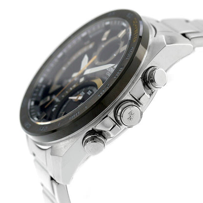中古 美品 カシオ CASIO エディフィス ソーラー アナデジ スマートフォンリンク ECB-900YDB-1CJF アナデジ 腕時計 ブランド メンズ UW-CS-ED-00001
