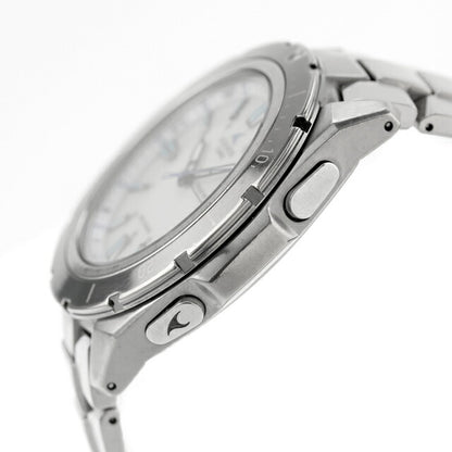中古 カシオ CASIO オシアナス カシャロ OCEANUS 電波ソーラー OCW-P100TD-7AJF アナログ 腕時計 ブランド メンズ ホワイト 白 UW-CS-OS-00001