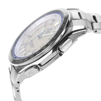 中古 カシオ CASIO オシアナス マルチバンド6 OCEANUS チタン OCW-T100TD-7AJF アナログ 腕時計 ブランド メンズ ホワイト 白 UW-CS-OS-00002