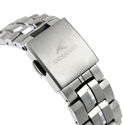 中古 超美品 カシオ CASIO オシアナス マンタ 世界100本限定 カットサファイアガラスベゼル 切子 ソーラー電波 OCW-S6000PBS-7AJR 腕時計 メンズ UW-CS-OS-00006