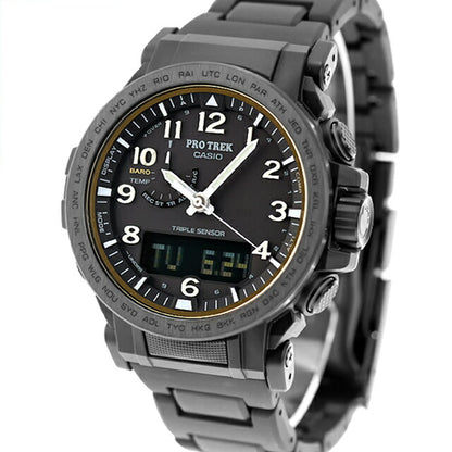 中古 超美品 カシオ CASIO PRO TREK Climber Line クライマーライン ソーラー電波 PRW-51FC-1JF アナデジ 腕時計 ブランド メンズ UW-CS-PT-00002