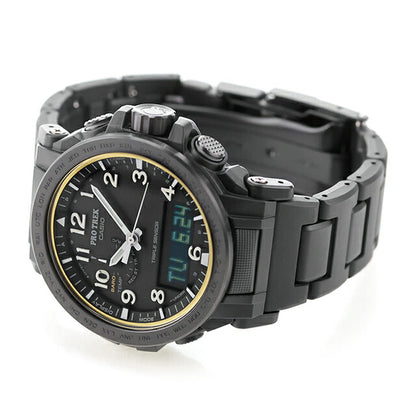 中古 超美品 カシオ CASIO PRO TREK Climber Line クライマーライン ソーラー電波 PRW-51FC-1JF アナデジ 腕時計 ブランド メンズ UW-CS-PT-00002