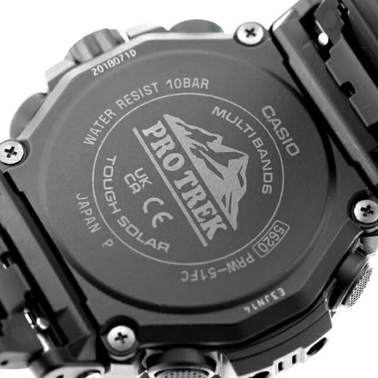 中古 超美品 カシオ CASIO PRO TREK Climber Line クライマーライン ソーラー電波 PRW-51FC-1JF アナデジ 腕時計 ブランド メンズ UW-CS-PT-00002
