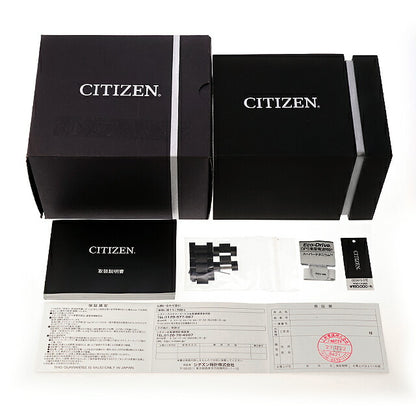 Used CITIZEN ATTESA F150 Eco Drive GPS Satellite Radio Watch Direct Flight CC3015-57E Multi-Hand Analog Men&