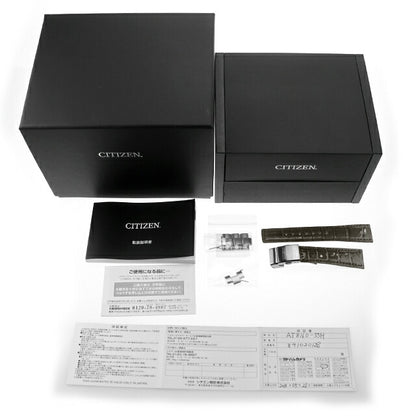 Used, beautiful condition, CITIZEN Atessa Frozen Gray Limited Model Limited Edition 1,400 pieces Duratect AT8160-55H Multi-hand analog watch UW-CT-AT-00017