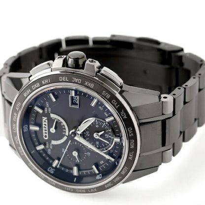 Used, beautiful condition, CITIZEN Atessa Double Direct Flight Titanium World Time AT9025-55E Multi-hand analog watch brand for men UW-CT-AT-00018