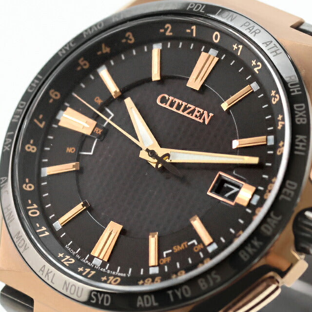 中古 シチズン CITIZEN アテッサ 限定モデル 黒金 ブラックゴールド