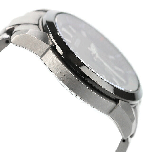 中古 シチズン CITIZEN アテッサ ATD53 チタン 電波ソーラー デイデイト ATD53-2983 アナログ 腕時計 ブランド メンズ ブラック 黒 UW-CT-AT-00021