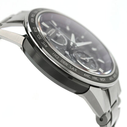 中古 シチズン CITIZEN アテッサ ダブルダイレクトフライト エコ・ドライブ電波 チタン AT9024-58E アナログ 腕時計 ブランド メンズ ブラック UW-CT-AT-00027