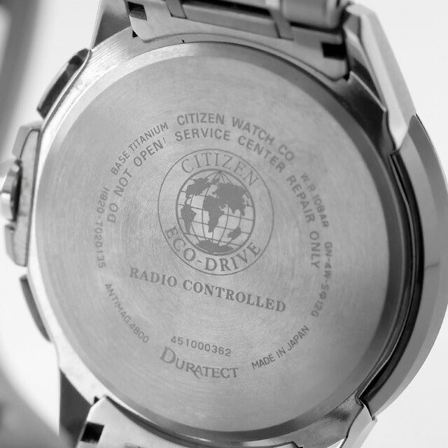中古 シチズン CITIZEN アテッサ ダブルダイレクトフライト エコ・ドライブ電波 チタン AT9024-58E アナログ 腕時計 ブランド メンズ ブラック UW-CT-AT-00027