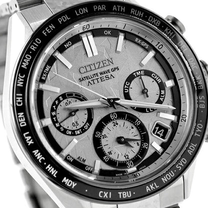 中古 超美品 シチズン CITIZEN アテッサ 35周年記念モデル 結晶チタニウム F950 Platinum Shine Collection CC4076-65A アナログ 腕時計 メンズ UW-CT-AT-00030
