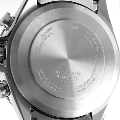 中古 超美品 シチズン CITIZEN アテッサ 35周年記念モデル 結晶チタニウム F950 Platinum Shine Collection CC4076-65A アナログ 腕時計 メンズ UW-CT-AT-00030