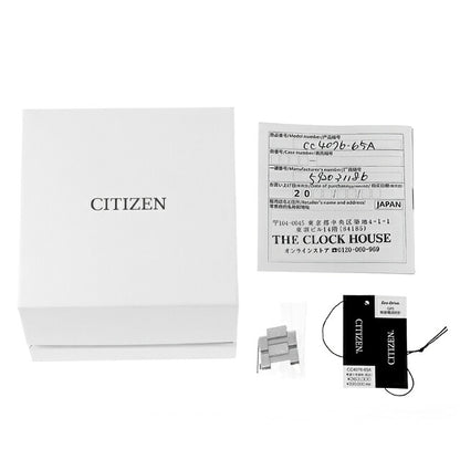 中古 超美品 シチズン CITIZEN アテッサ 35周年記念モデル 結晶チタニウム F950 Platinum Shine Collection CC4076-65A アナログ 腕時計 メンズ UW-CT-AT-00030