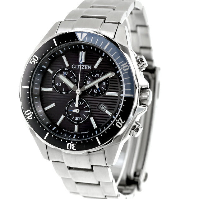 中古 シチズン CITIZEN wena wena 3 搭載モデル エコドライブ スマートウォッチ ソーラー クロノグラフ AT2497-54E アナログ 腕時計 UW-CT-OT-00009