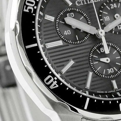 中古 シチズン CITIZEN wena wena 3 搭載モデル エコドライブ スマートウォッチ ソーラー クロノグラフ AT2497-54E アナログ 腕時計 UW-CT-OT-00009