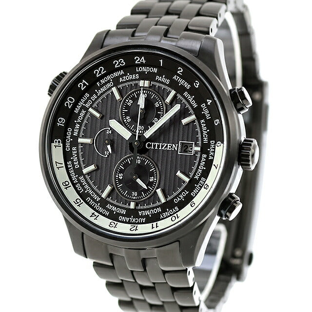 中古 シチズン CITIZEN wena wena 3 搭載モデル エコドライブ スマートウォッチ ソーラー クロノグラフ CA0088-61E アナログ 腕時計 UW-CT-OT-00011