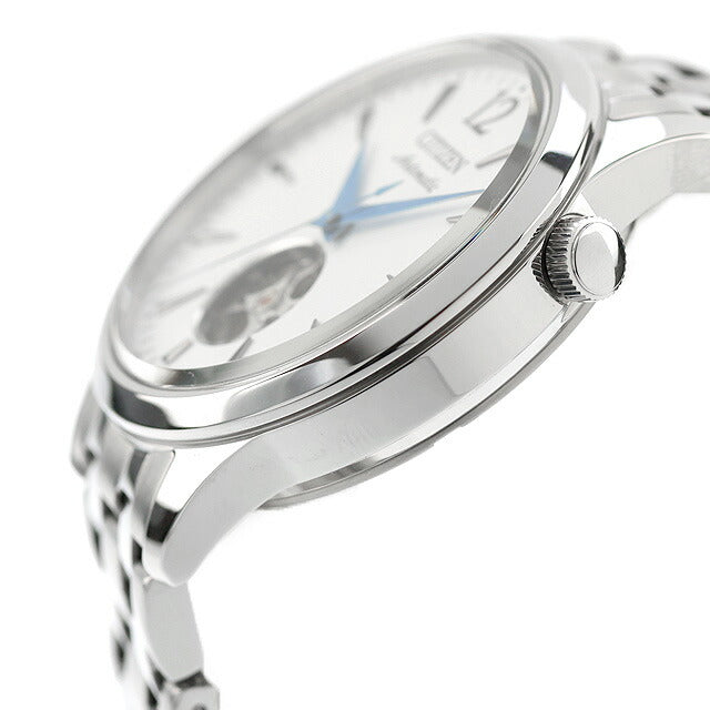中古 美品 シチズン CITIZEN メカニカル オープンハート 自動巻き シチズンコレクション NH9131-73A アナログ 腕時計 ブランド メンズ UW-CT-OT-00018