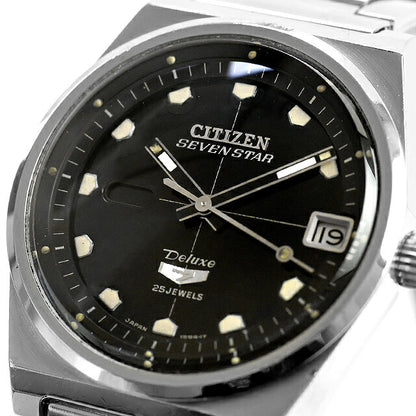 Used Overhauled Citizen Seven Star Deluxe 25 Jewels Glass Replaced ACSS2939-TA Analog Watch Brand Men&