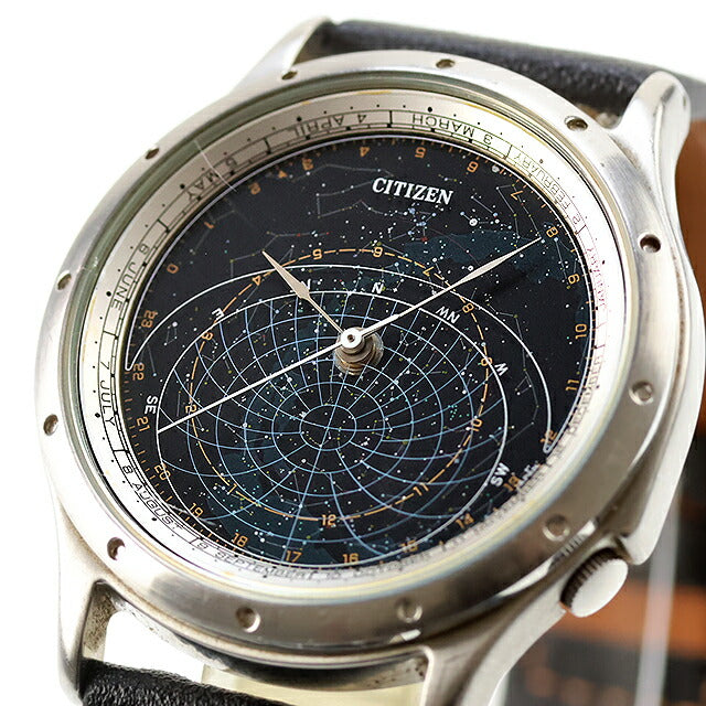 中古 レア シチズン CITIZEN コスモサイン 初期モデル ライトハウス 北緯35度星座盤 天文 LHP46-0226 SS アナログ 腕時計 ブランド メンズ UW-CT-OT-00025