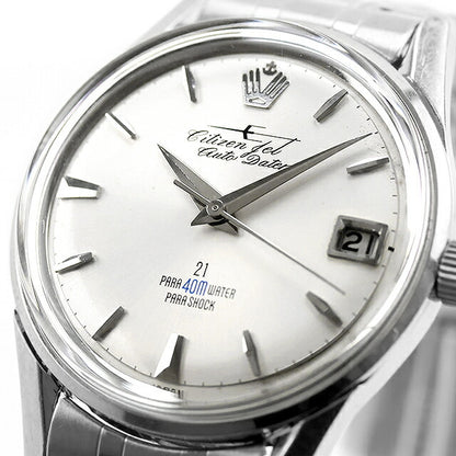 中古 超希少モデル シチズン CITIZEN ジェット オートデーター 錨 王冠マーク リングローター JDF Jet Auto Data 腕時計 ブランド メンズ UW-CT-OT-00030