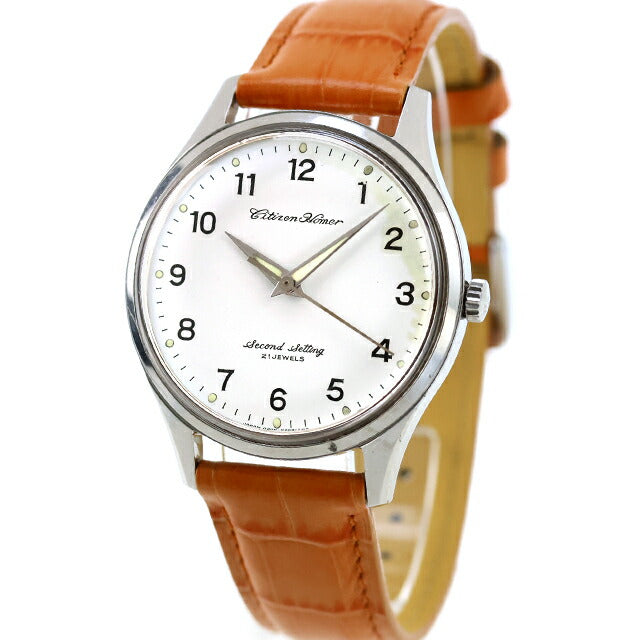 中古 シチズン CITIZEN ホーマー 国鉄 21石 手巻き セコンドセッティング 昭和48年 Homer 21石 アナログ 腕時計 ブランド メンズ UW-CT-OT-00031