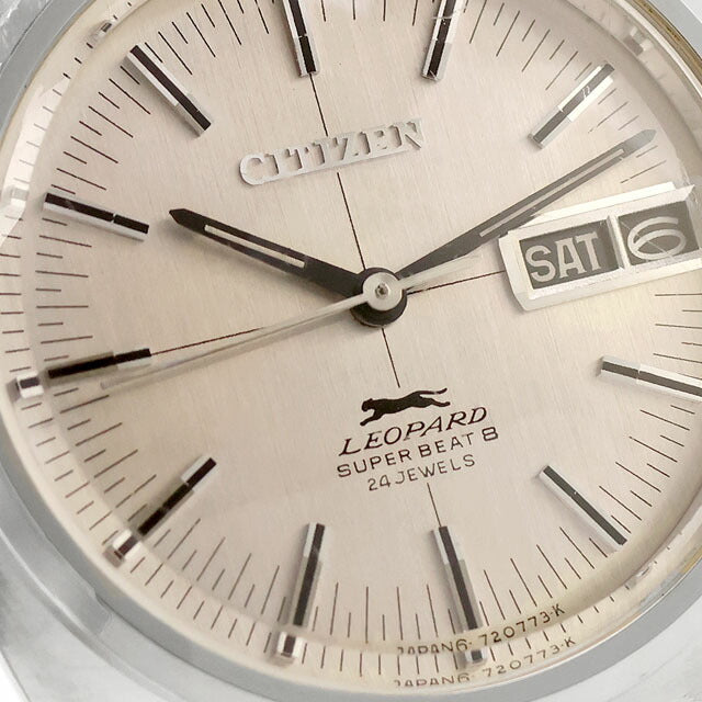 Used Citizen Leopard Super Beat 8 Leopard Day Date High Beat Analog Watch Brand Men&