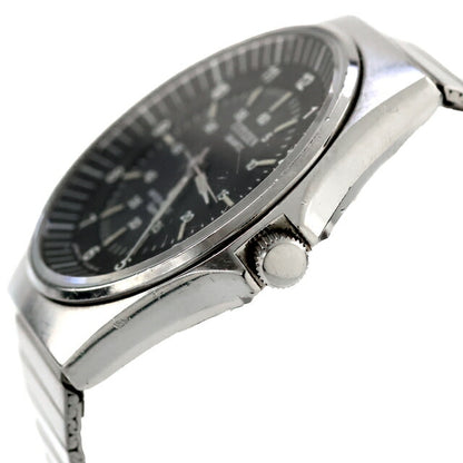 中古 シチズン CITIZEN クリストロン CQ オールドクオーツ 1970年代 昭和レトロ 4-710487 アナログ 腕時計 ブランド メンズ ブラック UW-CT-OT-00041