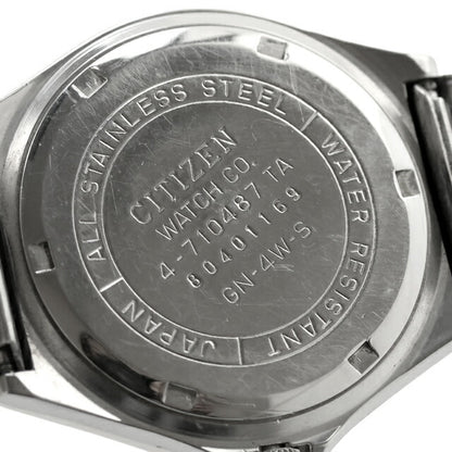 中古 シチズン CITIZEN クリストロン CQ オールドクオーツ 1970年代 昭和レトロ 4-710487 アナログ 腕時計 ブランド メンズ ブラック UW-CT-OT-00041