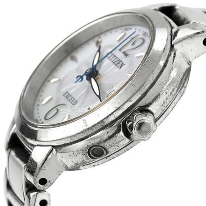 中古 シチズン CITIZEN エクシード エコ・ドライブ電波時計 チタニウムコレクション ソーラー電波 ES8100-54A アナログ 腕時計 レディース UW-CT-OT-00042