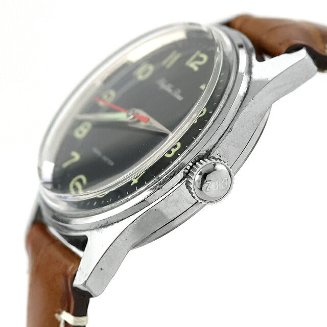 中古 シチズン CITIZEN リズムタイム 手巻き 17石 フルアラビア ミリタリー風 ヴィンテージ 4-020367 YD アナログ 腕時計 ブランド メンズ UW-CT-OT-00043
