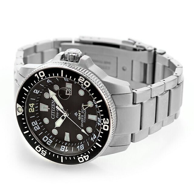 中古 美品 シチズン CITIZEN ダイバーズウォッチ プロマスター エコドライブ GMTダイバー BJ7110-89E アナログ 腕時計 ブランド メンズ UW-CT-PM-00009