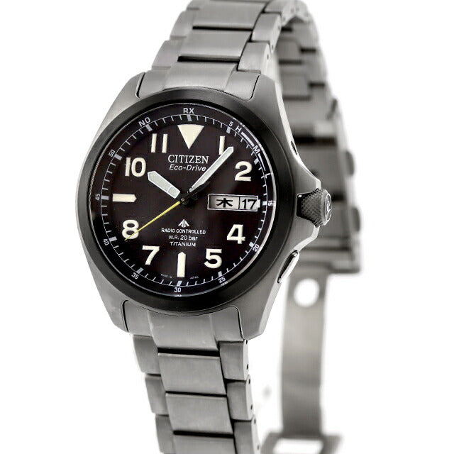 中古 シチズン CITIZEN プロマスター エコドライブ電波 チタン ソーラー電波腕時計 PROMASTER PMD56-2952 アナログ 腕時計 ブランド メンズ UW-CT-PM-00013