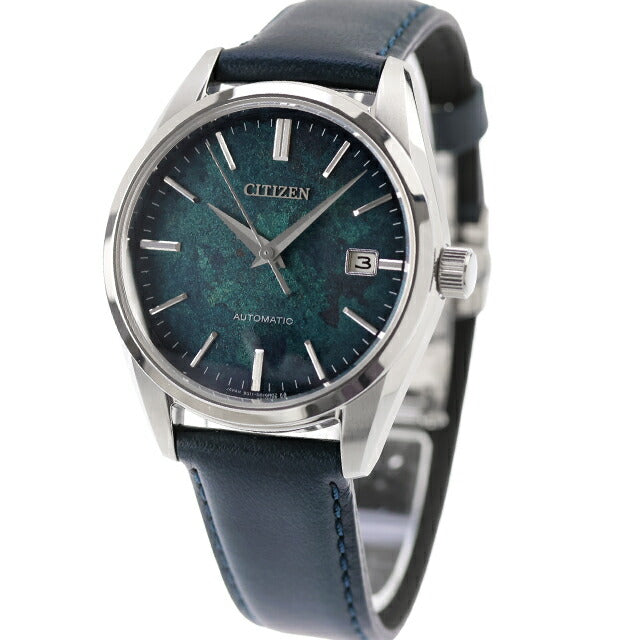 中古 シチズン CITIZEN コレクション メカニカル 銀箔漆文字盤モデル 日本製 薄型 NB1060-12L アナログ 腕時計 ブランド メンズ ネイビー UW-CT-PM-00014