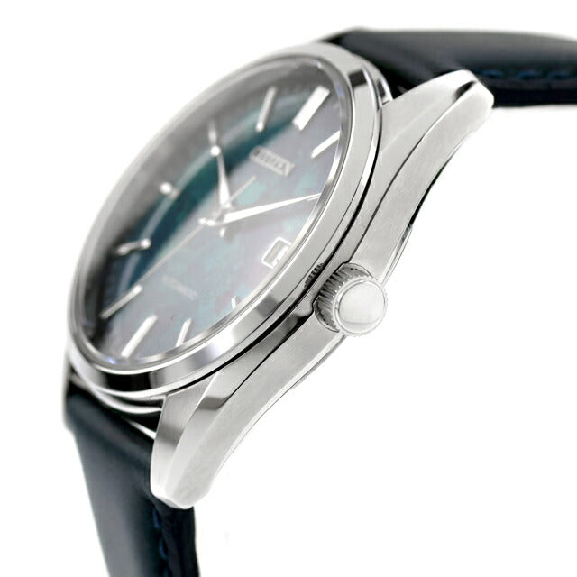 中古 シチズン CITIZEN コレクション メカニカル 銀箔漆文字盤モデル 日本製 薄型 NB1060-12L アナログ 腕時計 ブランド メンズ ネイビー UW-CT-PM-00014